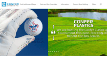 Tablet Screenshot of conferplastics.com